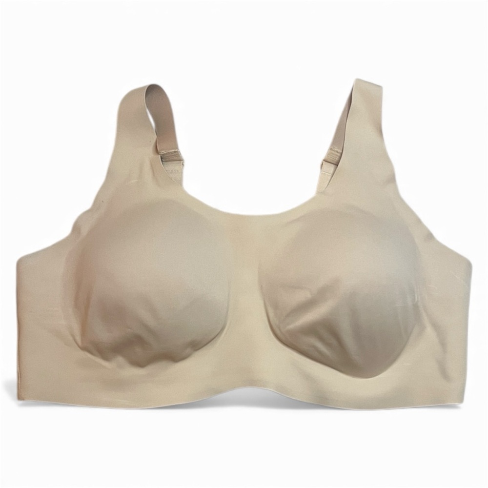 Knix Nude Revolution Adjustable Pullover Seamless Sports Bra sz XXXL+ VGUC